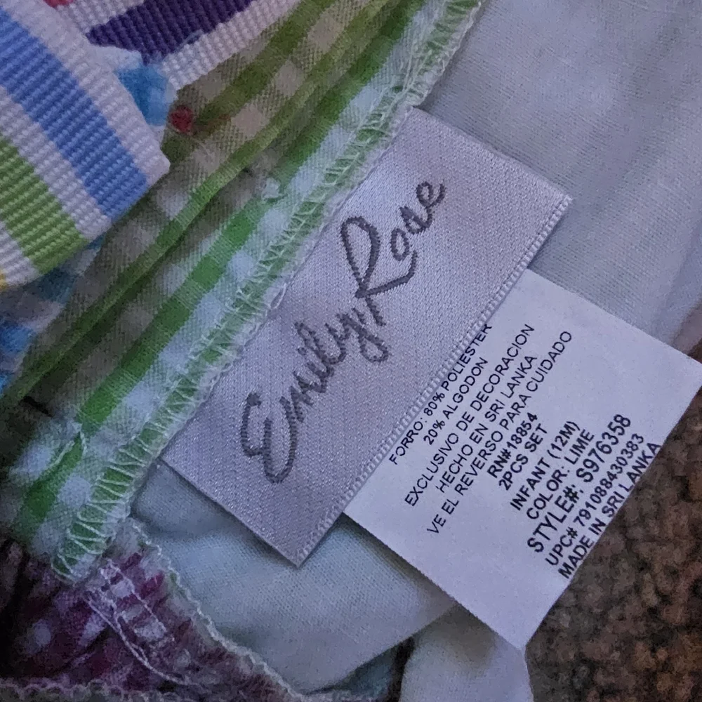 Emily Rose Vintage 12 Month Pastel Fish Sundress
